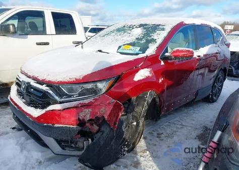 2021 Honda Cr-V Awd Ex-L из США, поврежденный, VIN 7FARW2H8XME019033